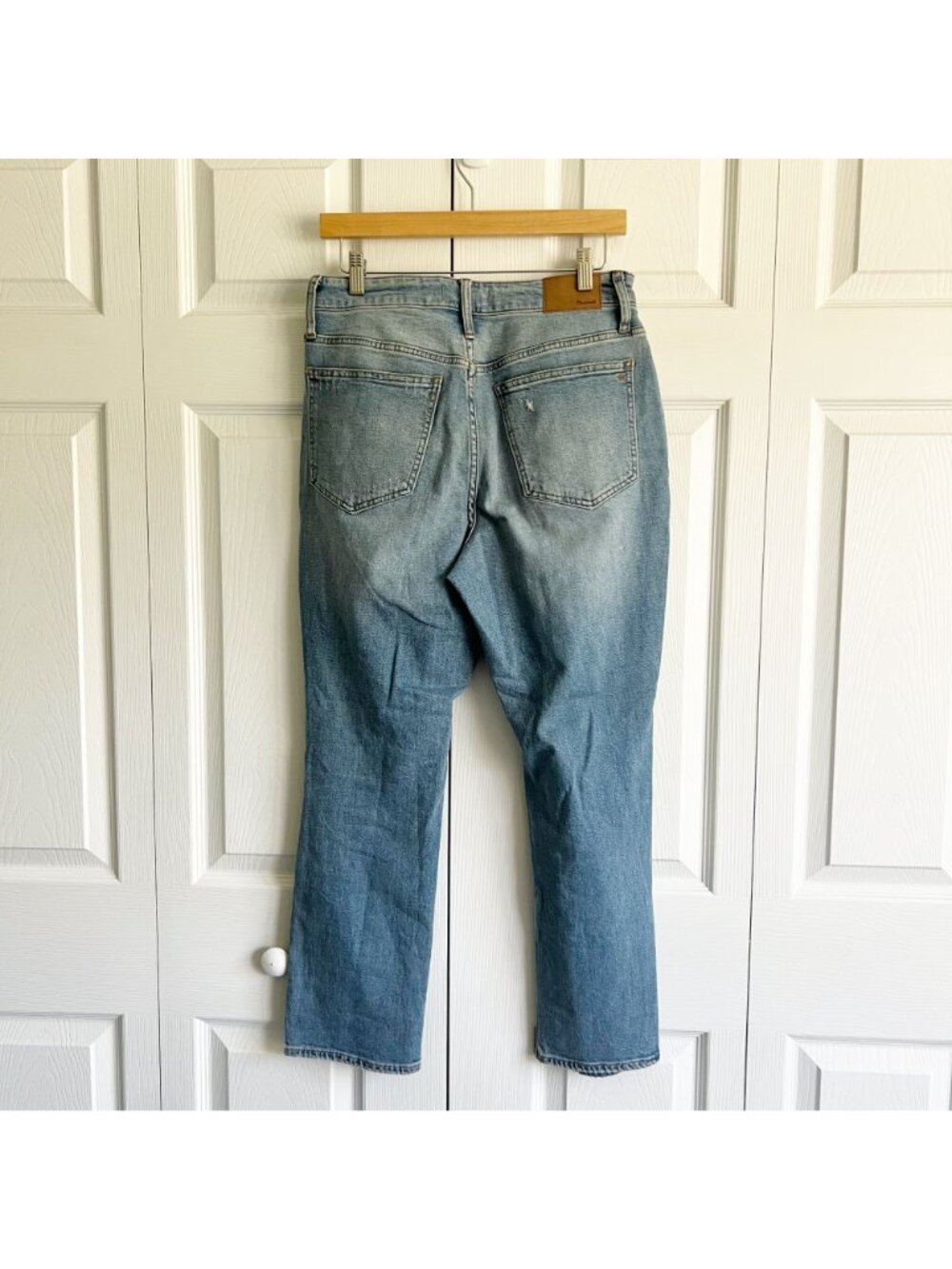Madewell The Perfect Vintage Denman Wash Distressed Jeans Women's Size 28 - Picture 2 of 12